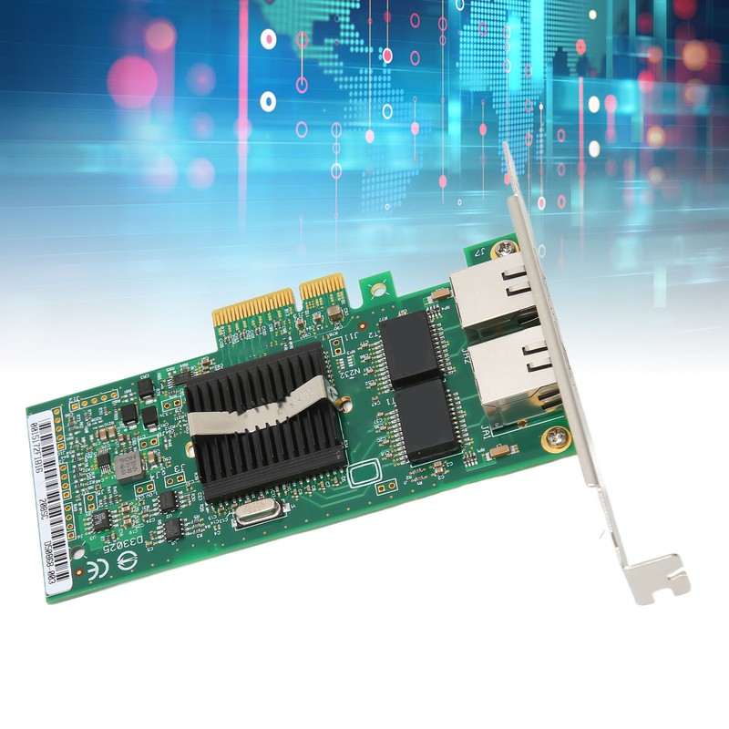 PCI Express PCIe Gigabit 2 RJ45 Port Network Card NIC