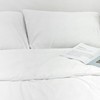 Hotel motel pension bedding, duvet cover and pillowcase provided Bedding cover Q set/two tone 5ea