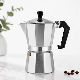 Italian Moka Pot Coffee Maker for Home Brewing – Classic Octagonal Aluminum Espresso Pot for Rich Daily Coffee Moments