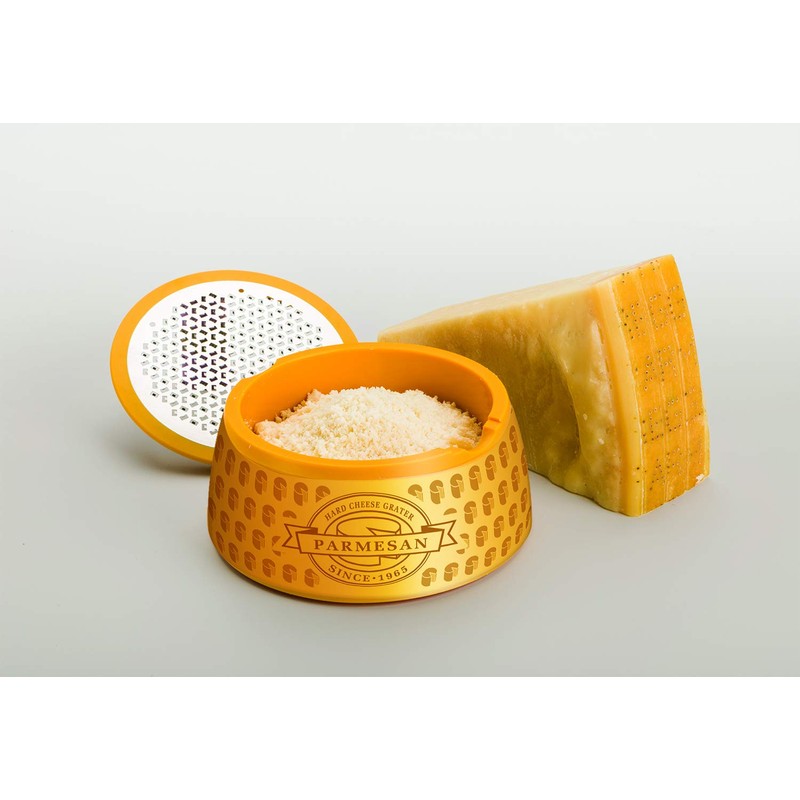 MOBI Parmesan Cheese Wheel Grater and Storage, 7-inches