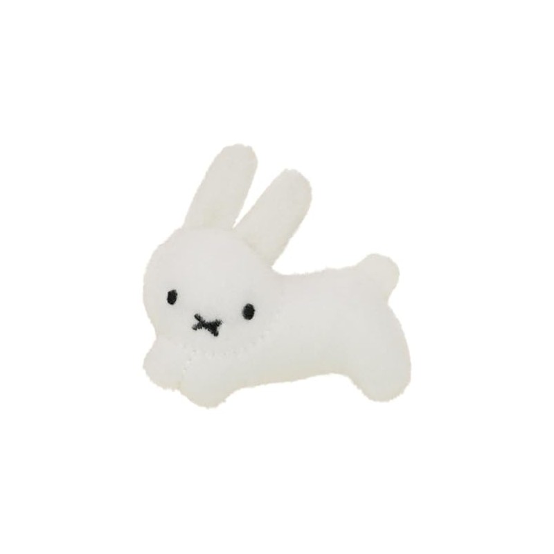 Sekiguchi 660360 Plush Mascot Badge Rabbit