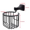 Space Aluminum Wall Mounted Toilet Paper Holder Basket Tissue Organizer