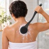 Silicone Back Scrubber for Shower – Long Handle Bath Body