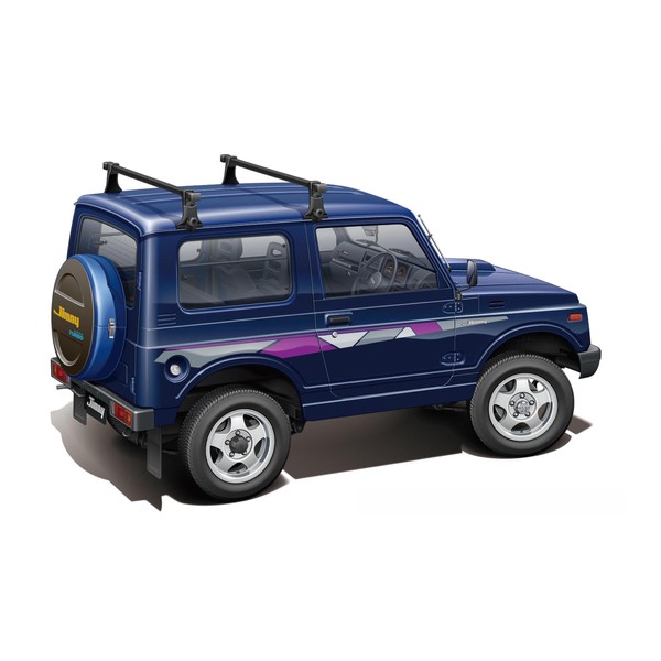 Hasegawa 20744 Suzuki Jimny (JA11-3) w/Base Carrier Plastic Model 1/24