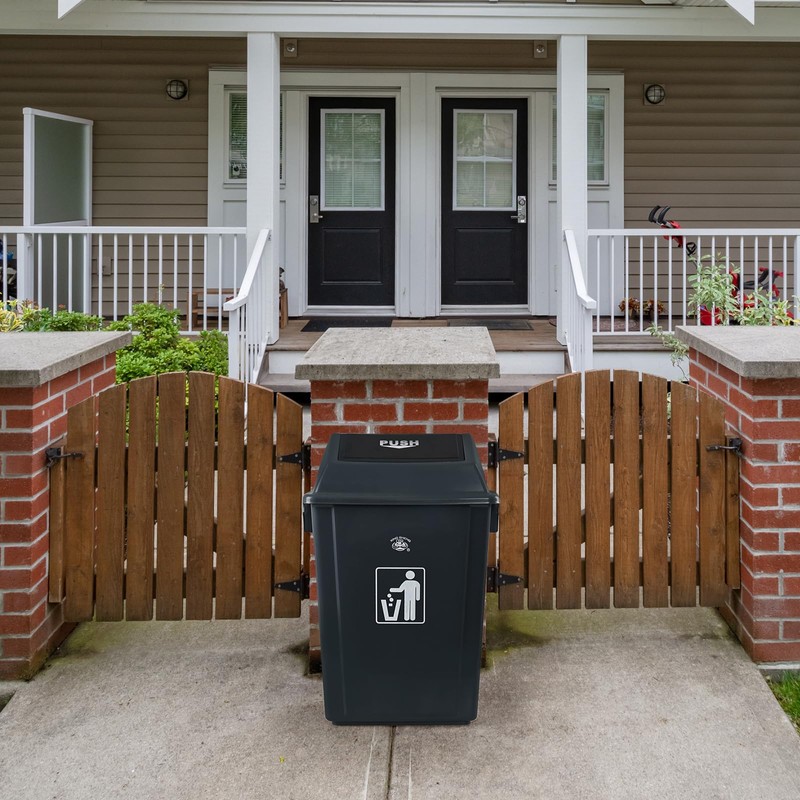 Fiazony 18 Gallon Large Kitchen Swing Top Lid Trash Can,