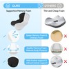 Truck Driver Seat Cushion, Memory Foam L-Shaped Ergonomic Cushion for