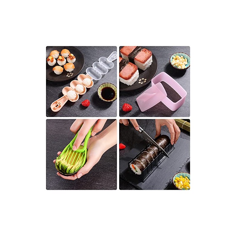 FUNGYAND - Kit de fabricación de sushi, juego profesional 27
