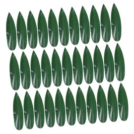 IMIKEYA 100pcs Bamboo Leaves Decorative Mat for Sushi Sashimi Presentation Japanese Food Plating for Restaurants Home Use Aesthetic Food Decoration Bamboo Leaves Ornament