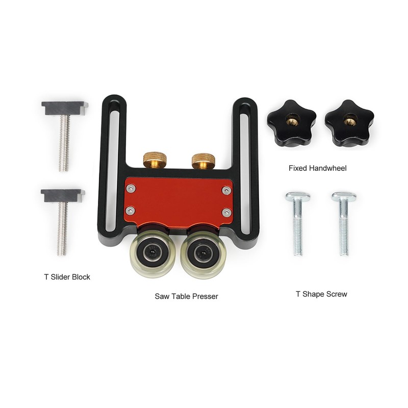 Table Saw Feeder, Guide Roller, Woodworking Double Wheel Sliding Guide