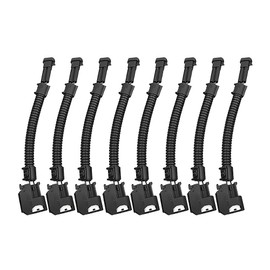 DSkoiph Pack of 8 Injector Adapters Harness Compatible with LQ4 LQ9 4.8 5.3 6.0 Delphi Wire Harness to LS2 LS3 LS7 EV6 GM Trucks