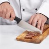 Cutlery-Pro Granton Santoku Knife, Cat Cora Approved, Soft-Grip Handle, NSF,