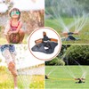 Ling-Luo Garden Sprinkler, Automatic 360 Degree Adjustable Rotating Irrigation Sprinkler
