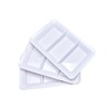 Lullaby 3 Sectional Plastic Serving Tray 14.2" x 9", 3