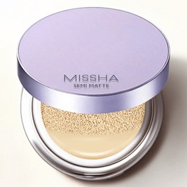 Anjumain Missha Layering Fit Cushion Foundation Semi Matte 14g No. 21 Vanilla × 1 / 미샤 레이어링 핏 쿠션 파운데이션 세미 매트 14g 21호 바닐라 × 1개