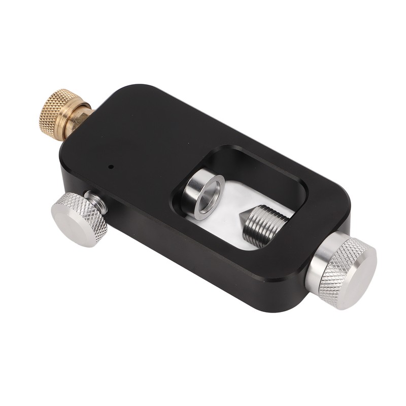 Aluminium Alloy Diving Oxygen Cylinder Refill Adapter Black Anti Rust