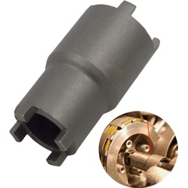 Tool Lock Nut Spanner Wrench,20/24mm Spanner Clutch Socket Remover Wrench,Durable Solid Spanner Wrench Lock Nut with Chrome-molybdenum Steel for Crf 600rr 450r 250l