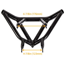 HECASA Front Bumper Compatible with 1999-2014 Honda TRX 400EX 450R 400X 400ER Intimidator