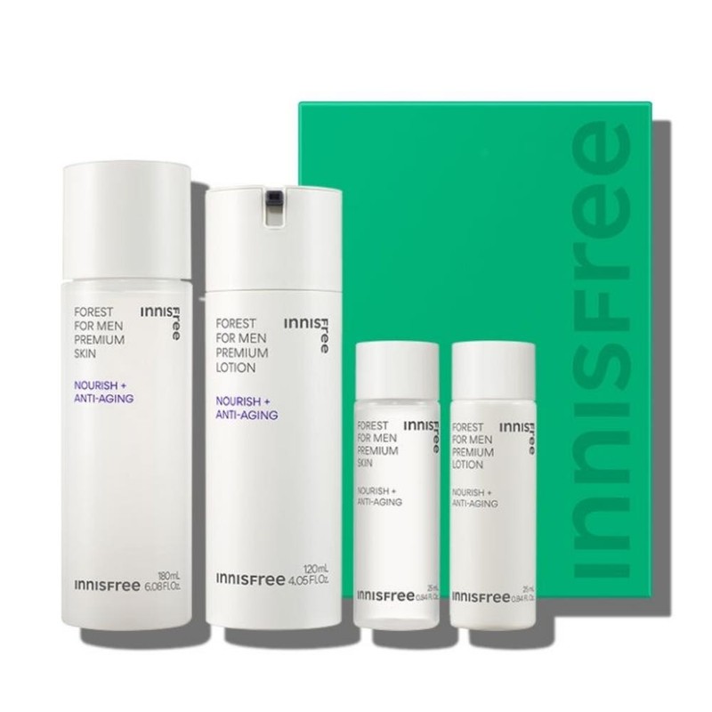 Innisfree Forest for Men Premium Skincare 2-piece set (Toner 180mL