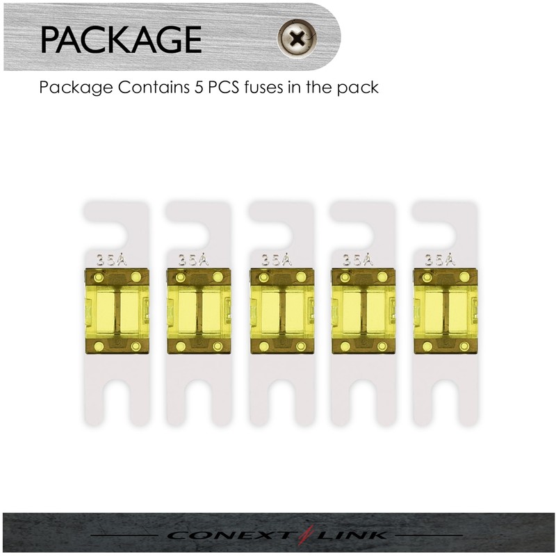 Conext Link AFS35-10 Nickel 35 Amp AFS Fuse 10 Pack