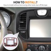 RT-TCZ for Chrysler 300C Dash Navigation Panel Trim Cover Compatible