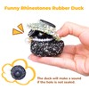 MuMyer Pink and Rose Sparkly Rhinestone Rubber Duck Car Ornaments