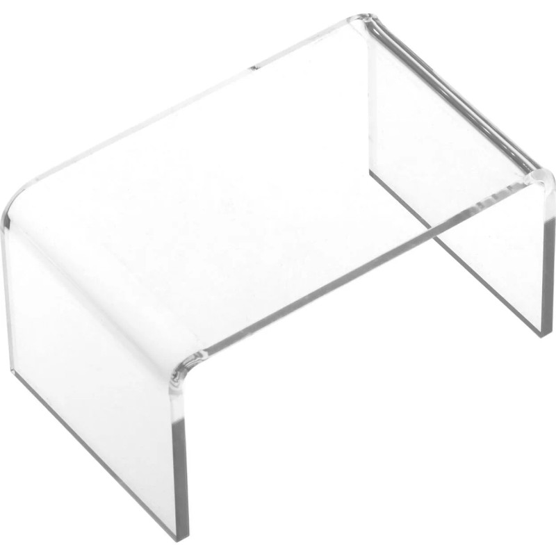 FindingKing 3 White Faux Leather Tree Earring Display 3 Riser