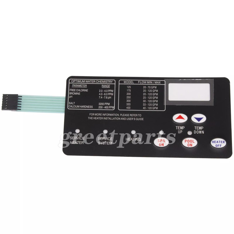 greetparts For Pentair MasterTemp 400 Control Board Kit w/ 472610Z