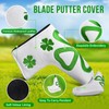 Blade Putter Cover - Golf Blade Putter Headcover with Lucky