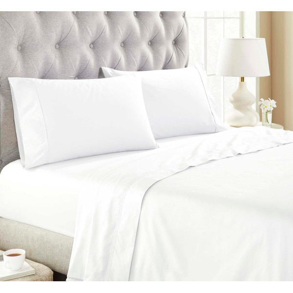 Superior Organic Cotton 300 Thread Count Bed Sheet Set, Includes
