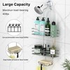 DAOYA Shower Caddy - Shower Organizer with 6 Hooks for