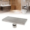304 Stainless Steel Linear Shower Drain Thickened Lengthened 8 Inch
