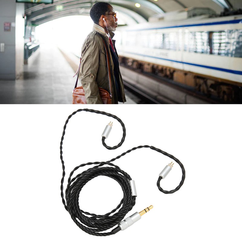 Earphone Upgrade Cable 2 Pin 0.78mm 3.5mm Plug OFC Core
