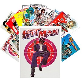 PIXILUV Vintage PostCards 24 pcs Blaxploitation Vintage Trash Movie Posters Ads
