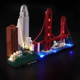 Lightailing Light Set for (Architecture San Francisco) Building Blocks Model - Led Light kit Compatible with 21043(NOT Included The Model)