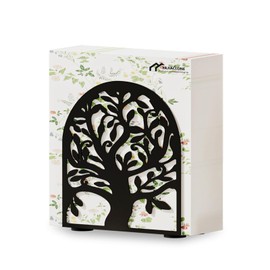 Metal Napkin Holder for Table – Decorative Tree of Life Napkin Holders for Kitchen & Dining Table, Fits Cocktail, Lunch & Guest Paper Napkins, Black Countertop Napkin Holder for Home, Restaurant & Bar