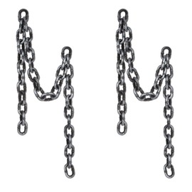 Beistle S00043AZ2 Plastic Chain, Silver