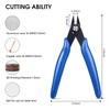 Wire Flush Cutters, Duogalia 5 Pack Zip Tie Cutters for