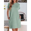 EVALESS Womens Summer Dresses 2025 Fashion Short Sleeve Cute Spring