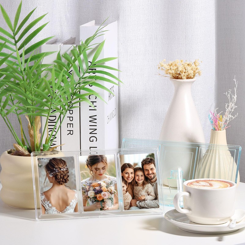 sourcing map Mini Collage Picture Frame, 3 in 1 Mini