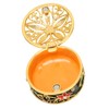 Metal Jewelry Box Innovative Exquisite Hand Painted Hinged Jewelry Organizer