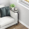 Livofloral Narrow Side Table for Small Spaces, Small End Table,