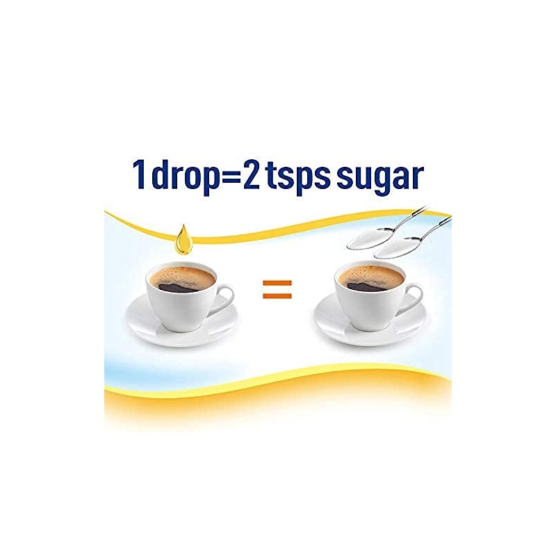 EZ-Sweetz (6 Packs 0.2 oz - Liquid Sweetener 180 Servings/Bottle)