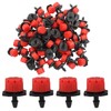 Coufce 100pcs 360 Degree Drip Irrigation Emitters, 1/4 Inch Emitter