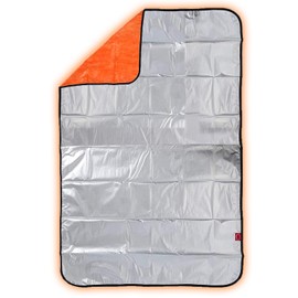 BasicStandard Aluminum Sheet, Survival Blanket, 4 Layers, Heat Retention, Warm, Silent, Emergency Use, Portable, Compact, Aluminum Blanket, Cold Protection, Disaster Preparedness Goods, Single