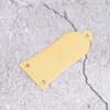 3-Hole Metal Truss Rod Cover Triangle Shape Gold Guitar Replacement