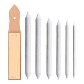 Paper Eraser Pen, Double-Ended Type, 6 Sizes, Erasable Pen, 10 Sandboards, 7 Piece Set, Art Supplies, Sketches, Illustrations, Pencil Drawings, Charcoal Art, Art Supplies, Illustrations, Easy to Use