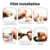 100 Pcs Lighter Flint Refills - Universal Lighter Accessories -