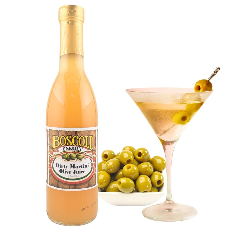 Boscoli Dirty Martini Olive Juice - 12.7 oz Bottle, Pack