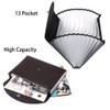 BTSKY PU Leather Expanding File Folders-13 Pockets A4 Letter Size