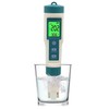 B-Qtech Digital Water Quality Tester 8 in 1, PH/TDS/EC/ORP/S.G/H2/SALT/TEMP Tester,